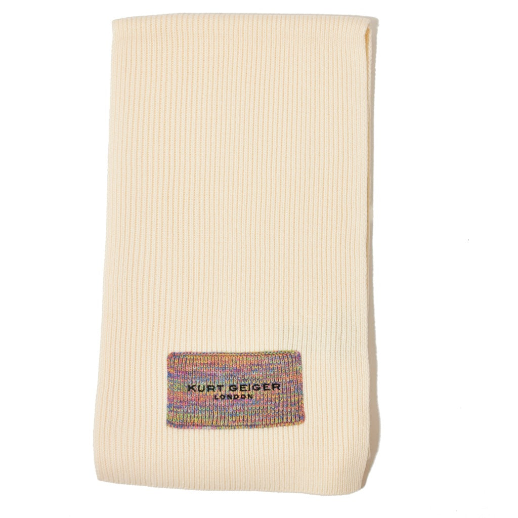 KURT GEIGER LONDON KGL KNITTED SCARF en color BEIS (4)