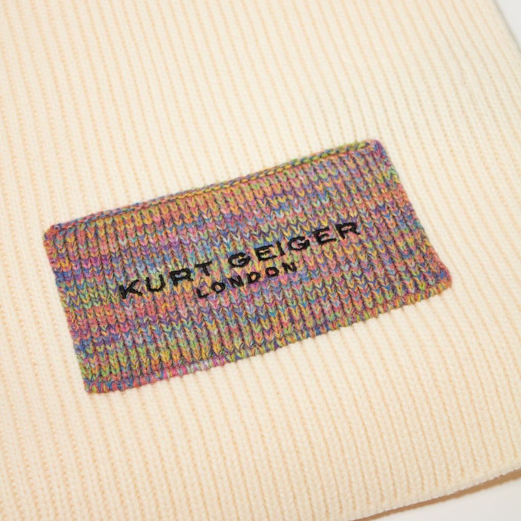 KURT GEIGER LONDON KGL KNITTED SCARF en color BEIS (6)
