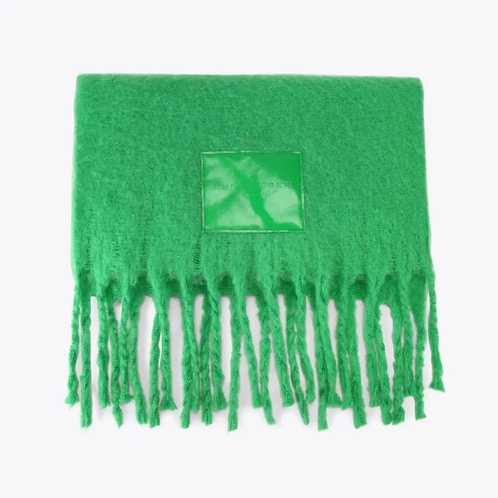 KURT GEIGER LONDON YARNDYE SCARF en color VERDE (5)