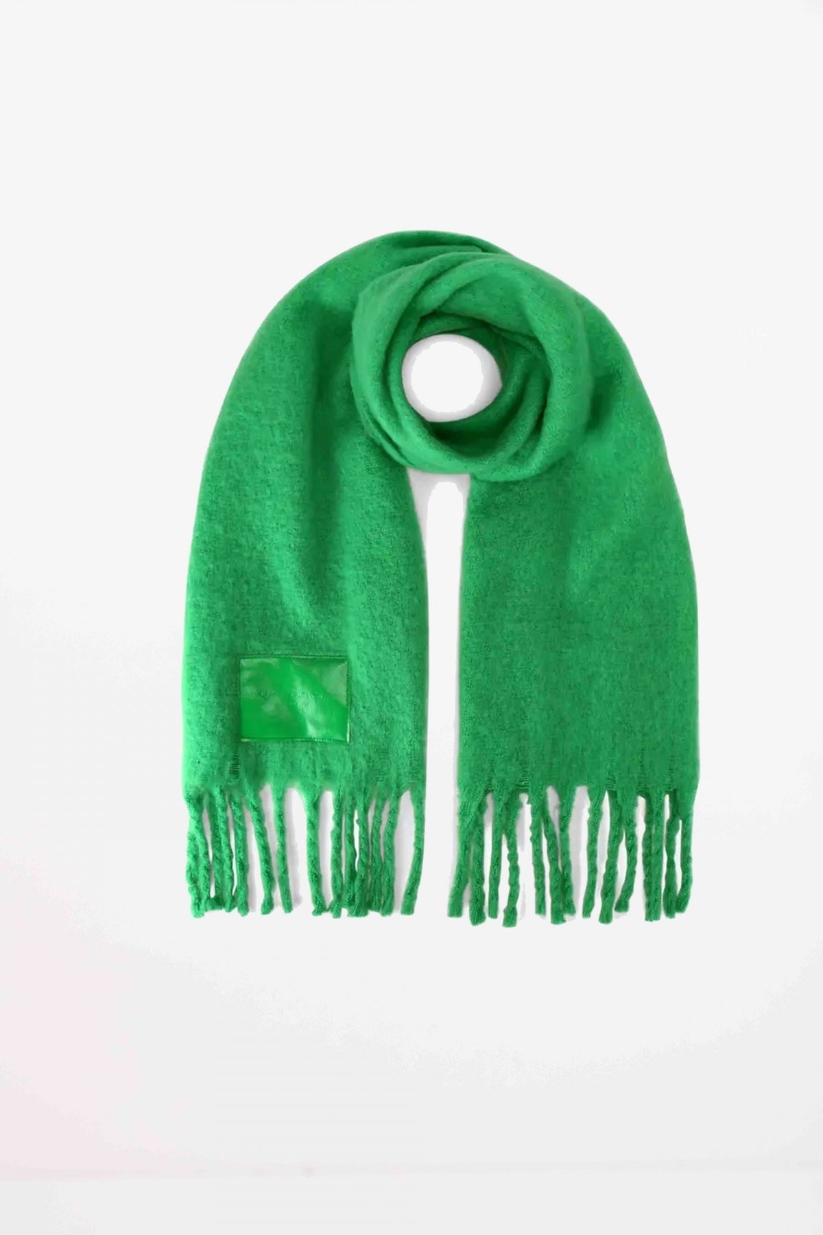KURT GEIGER LONDON YARNDYE SCARF en color VERDE (1)