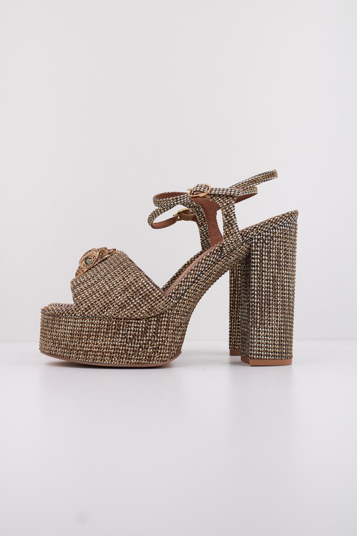 KURT GEIGER LONDON KENSINGTON PLATFORM SDL en color ORO (1)