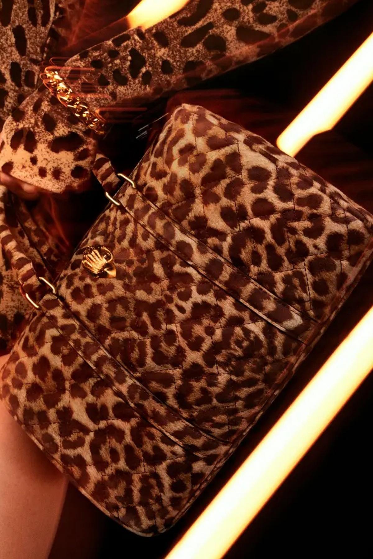 KURT GEIGER LONDON BOLSO KENSINGTON BOSTON en color ANIMAL PRINT (4)