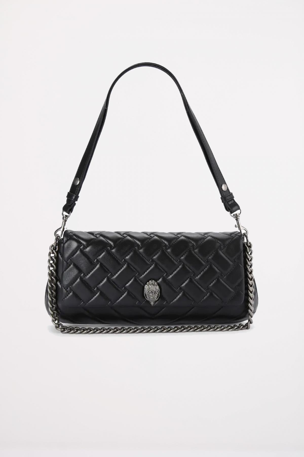 KURT GEIGER LONDON LEATHER LONG KENSTON en color NEGRO (1)