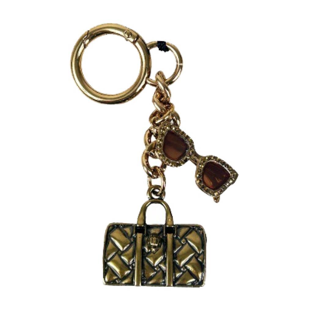 KURT GEIGER LONDON BOSTON KEYRING en color ORO (4)