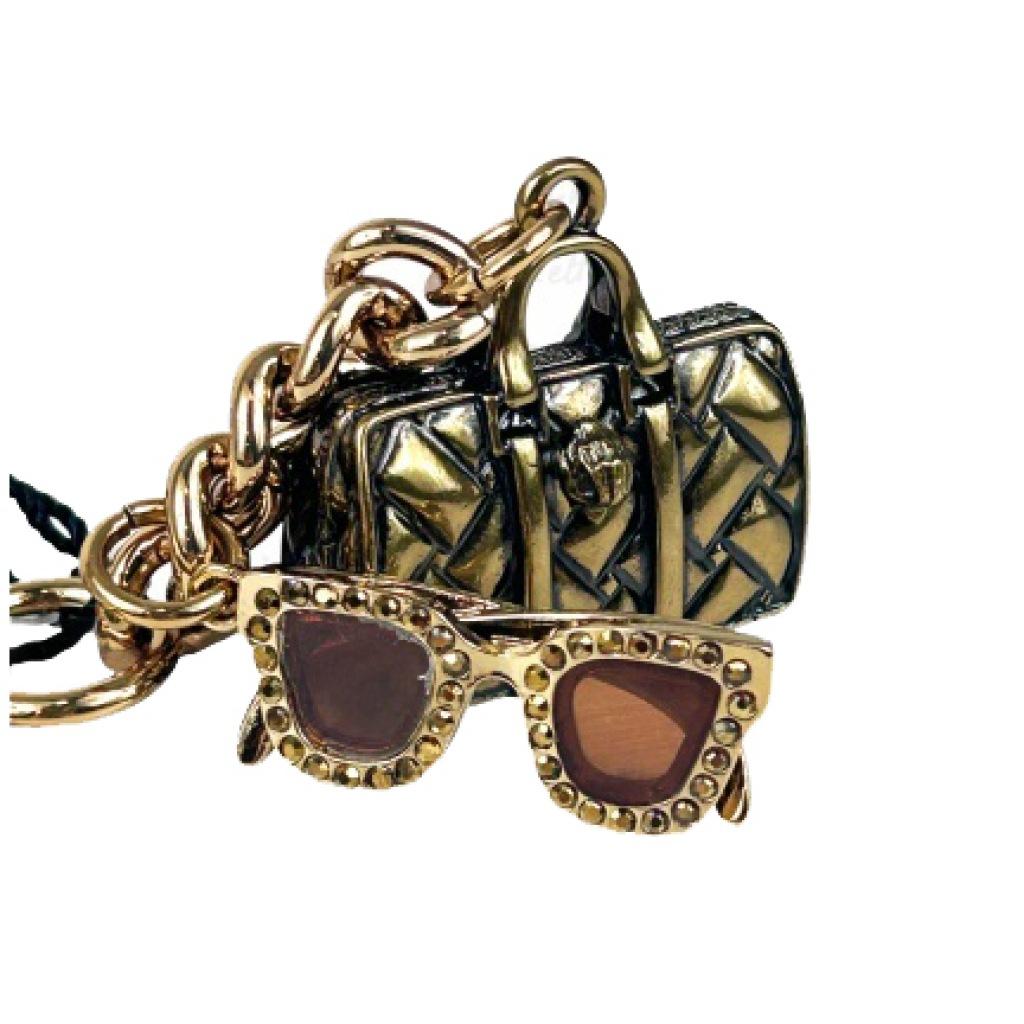 KURT GEIGER LONDON BOSTON KEYRING en color ORO (6)