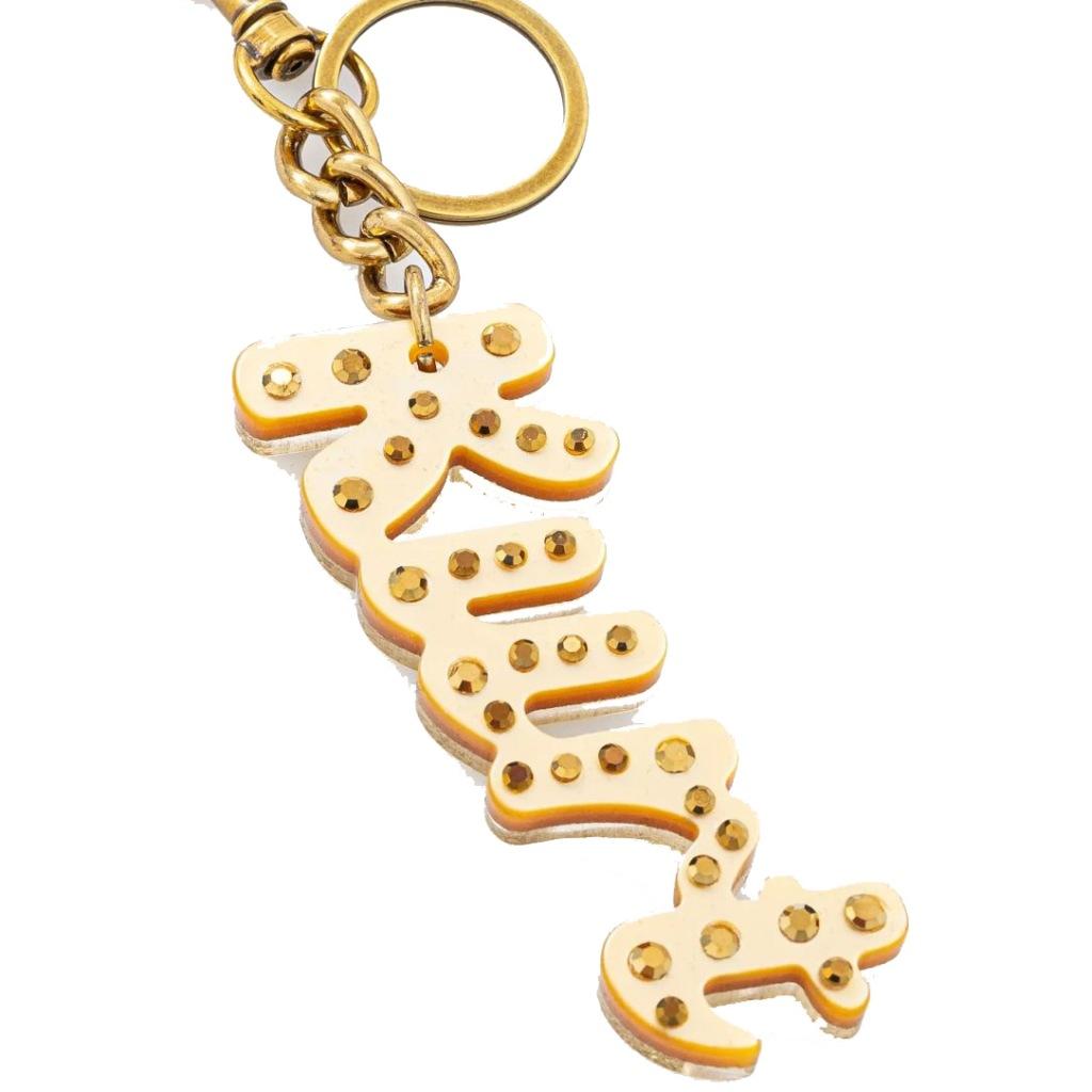 KURT GEIGER LONDON KURT KEYRING en color ORO (4)