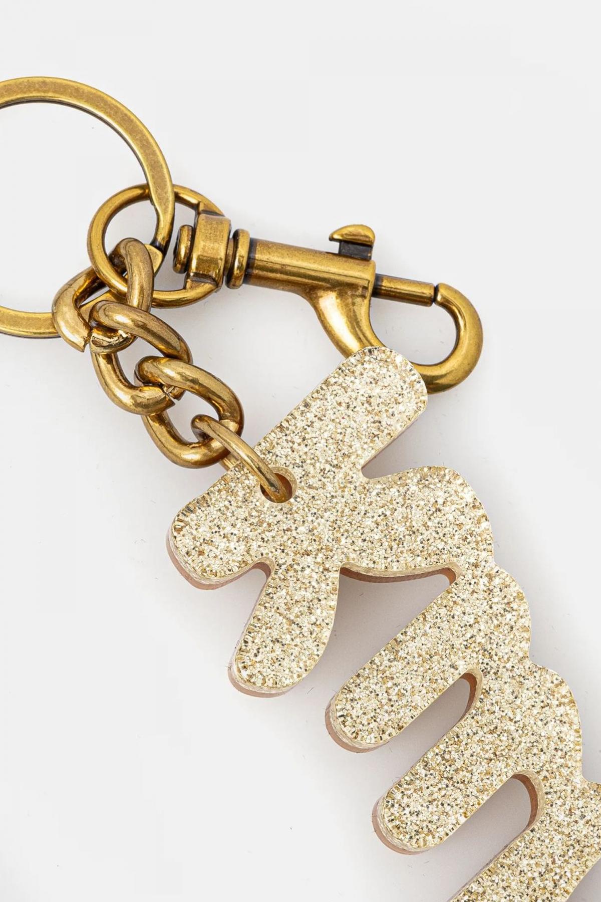 KURT GEIGER LONDON KURT KEYRING en color ORO (2)