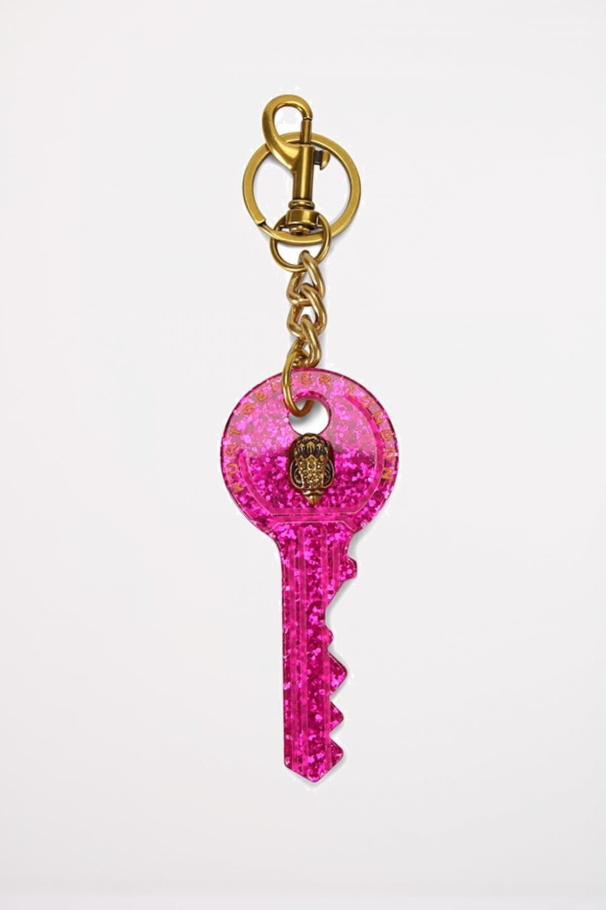 KURT GEIGER LONDON KEY KEYRING en color ROSA (1)