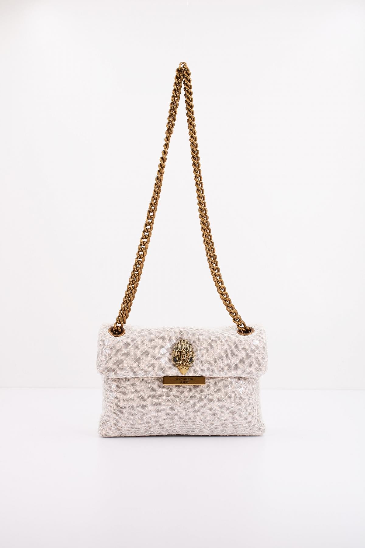KURT GEIGER LONDON SEQUINS MINI KENSTON en color BEIS (1)
