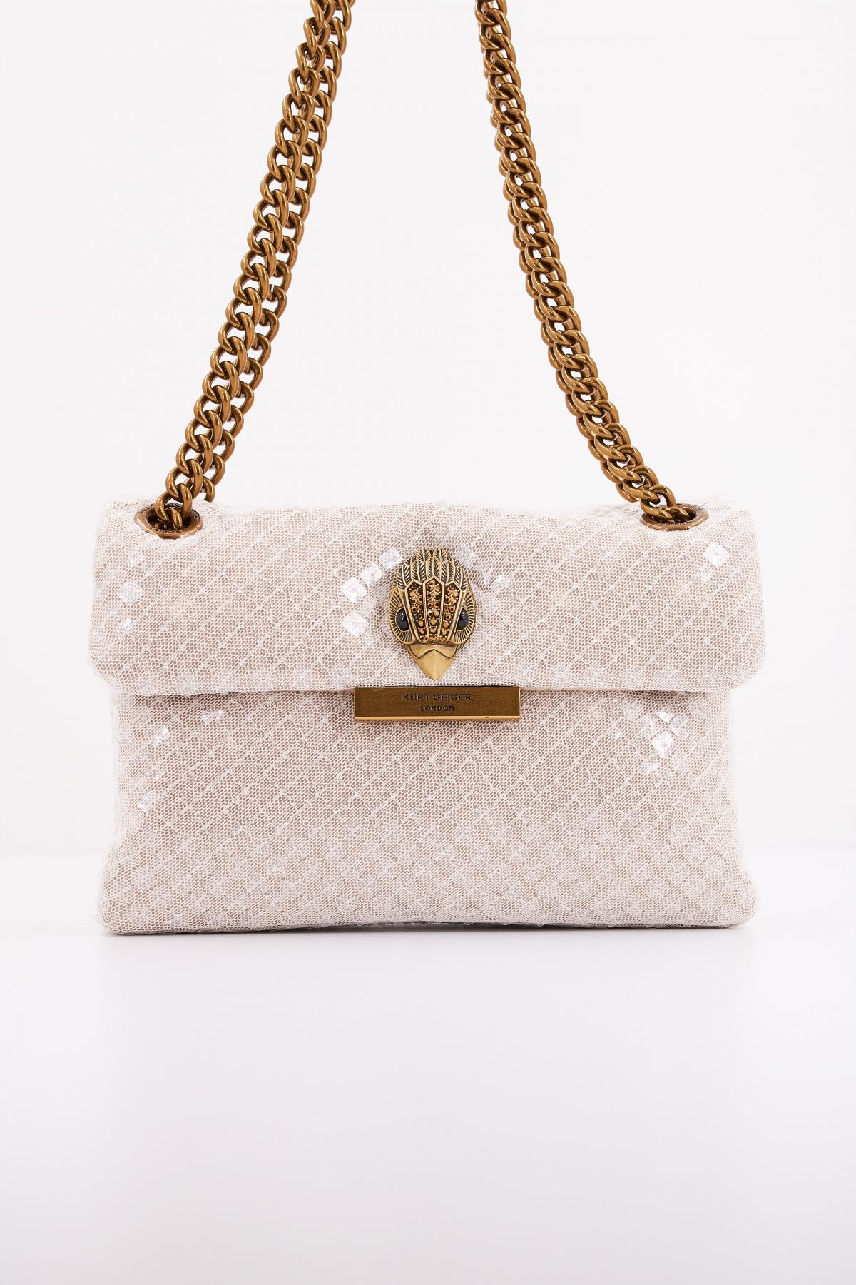 KURT GEIGER LONDON SEQUINS MINI KENSTON en color BEIS (4)