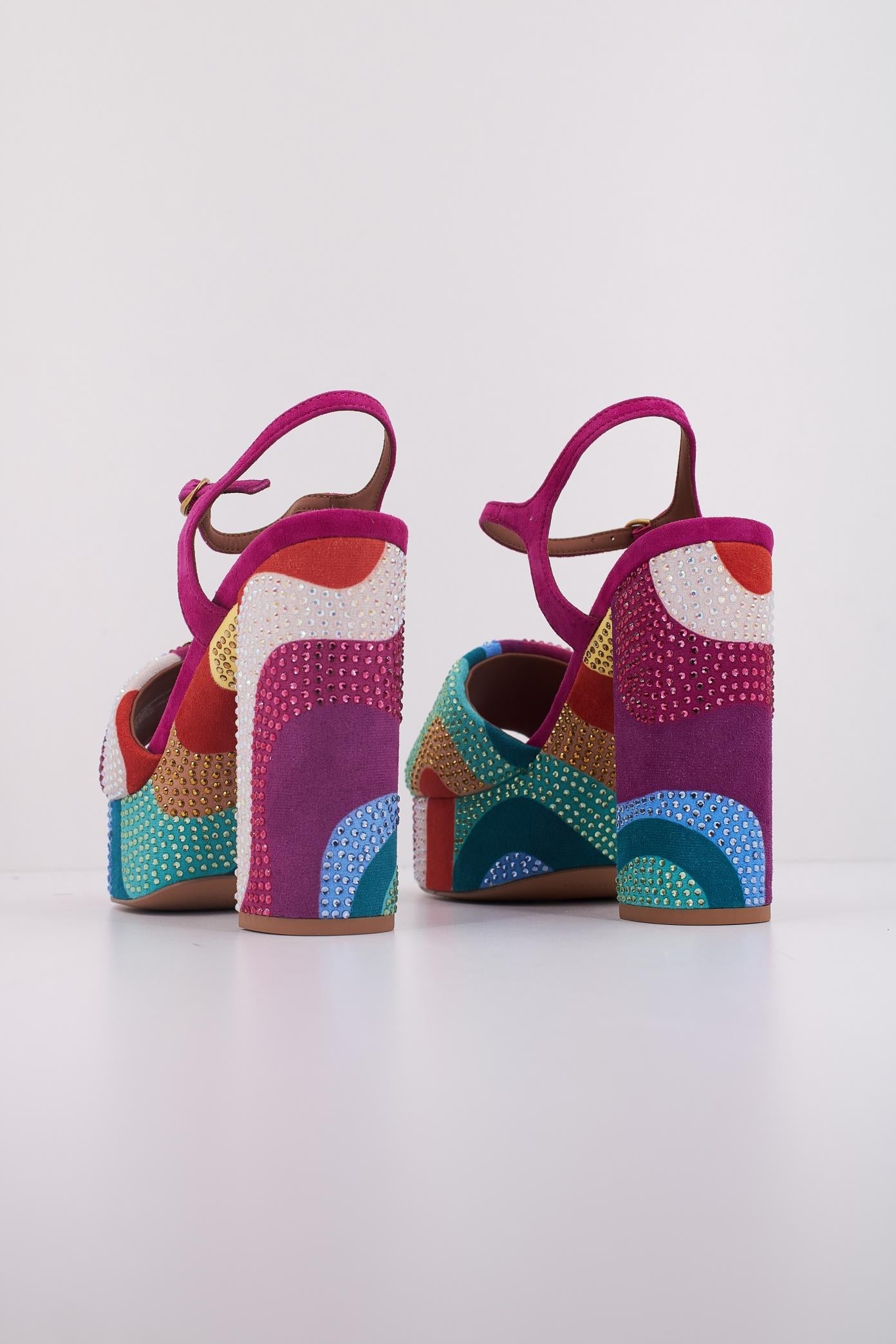 KURT GEIGER LONDON KENSINGTON PLATFORM SDL en color ROSA (4)