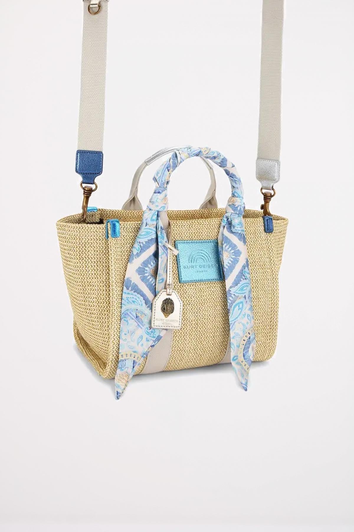 KURT GEIGER LONDON SOUTHBANK SM SHOPPER en color AZUL (4)