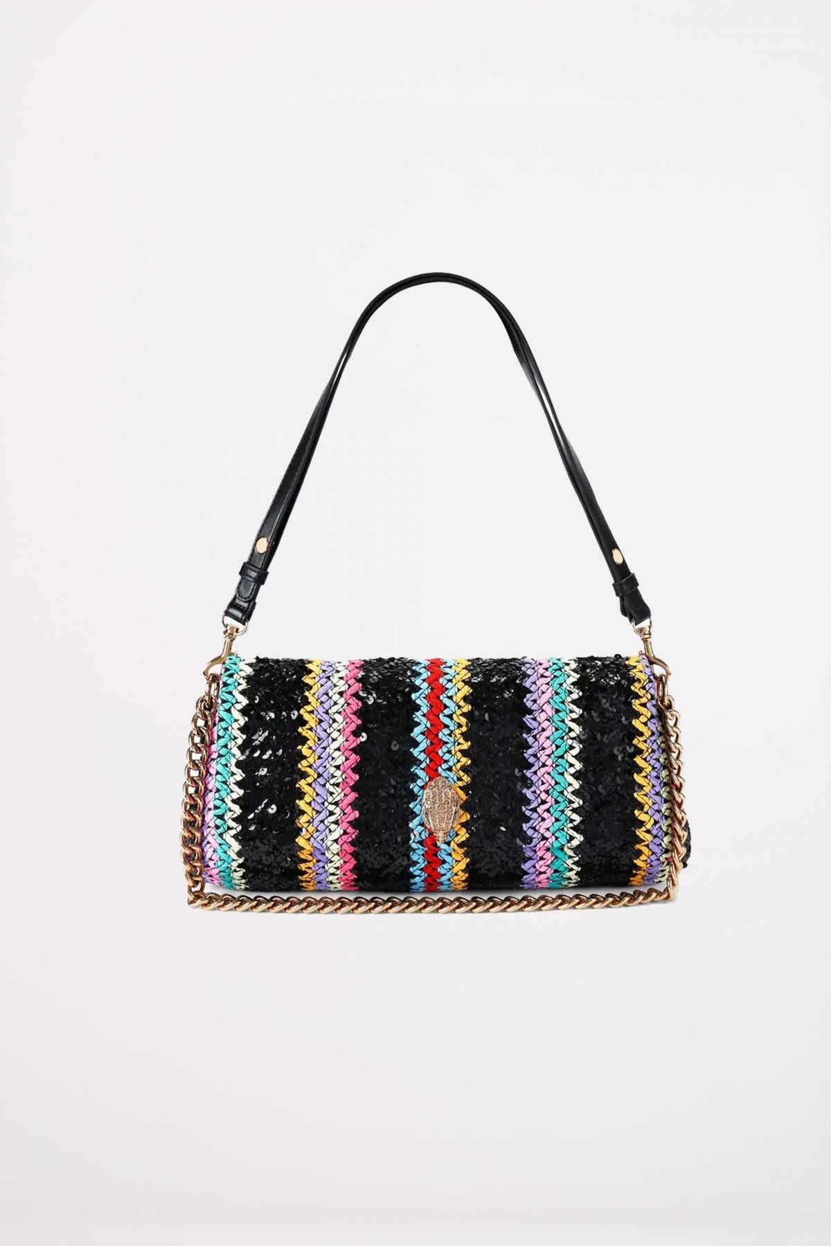 KURT GEIGER LONDON LONG KENSINGTON BAG en color NEGRO (1)