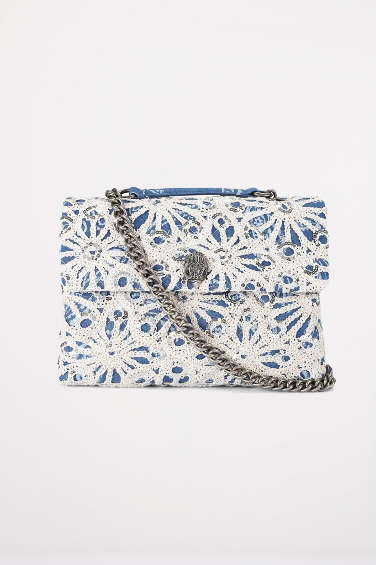 KURT GEIGER LONDON LARGE KENSINGTON SOFT en color BLANCO (1)