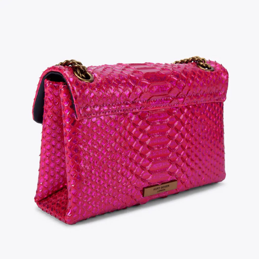 KURT GEIGER LONDON LEATHER MD KENSINGTON en color ROSA (5)