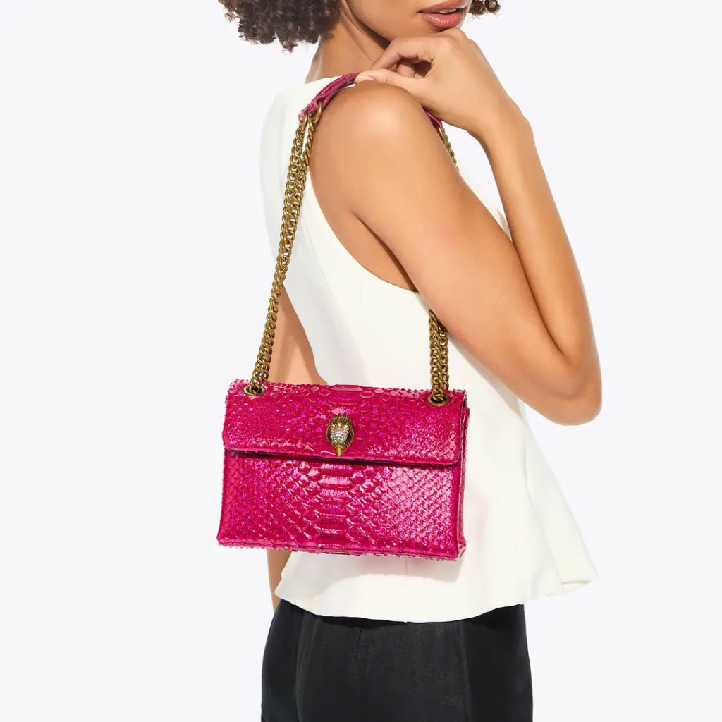 KURT GEIGER LONDON LEATHER MD KENSINGTON en color ROSA (7)