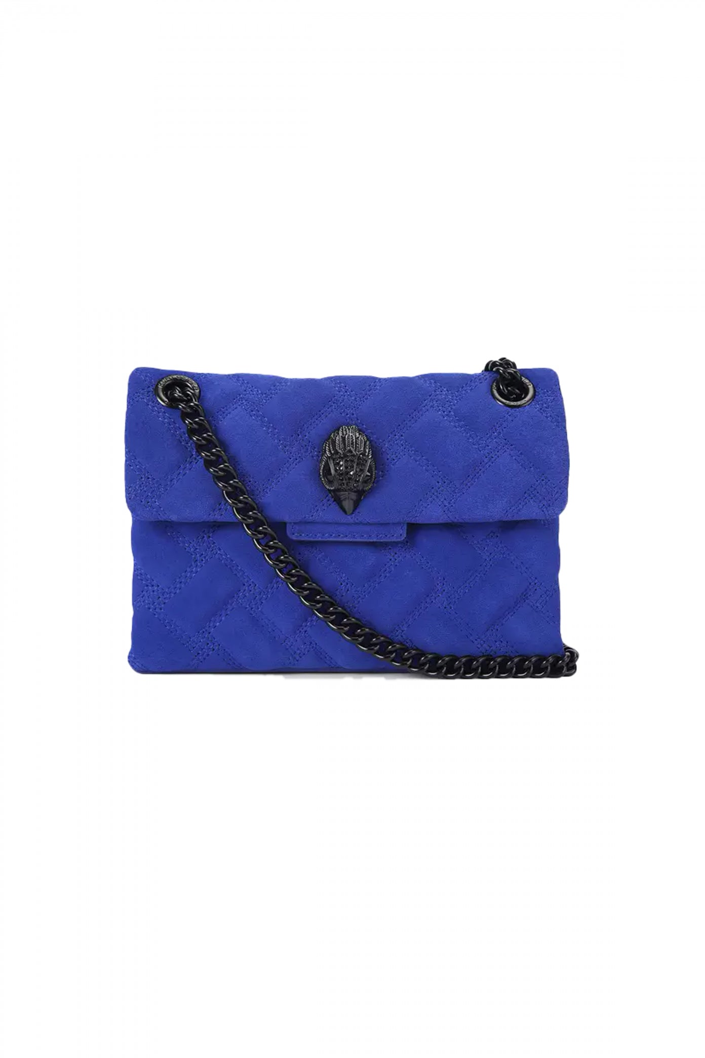 KURT GEIGER LONDON LEATHER MINI KENSINGTON en color AZUL (1)