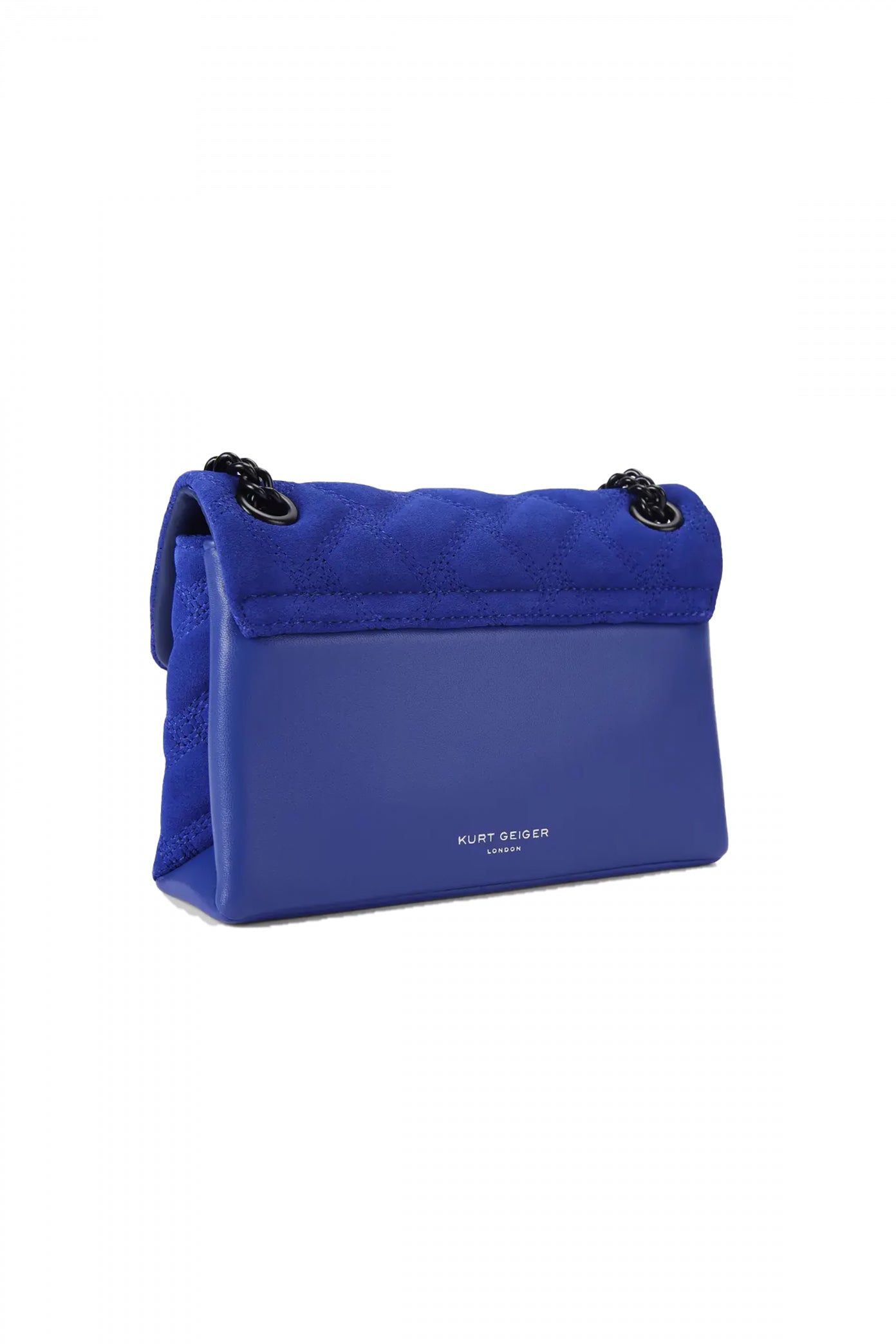 KURT GEIGER LONDON LEATHER MINI KENSINGTON en color AZUL (2)