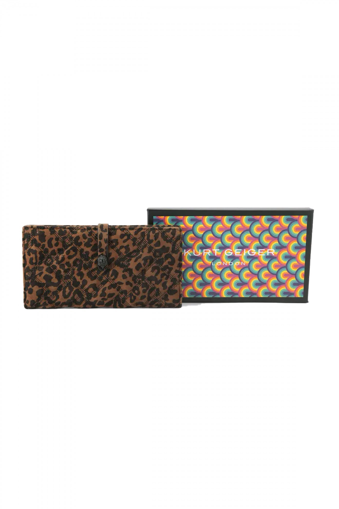 KURT GEIGER LONDON OFT WALLET en color ANIMAL PRINT (1)