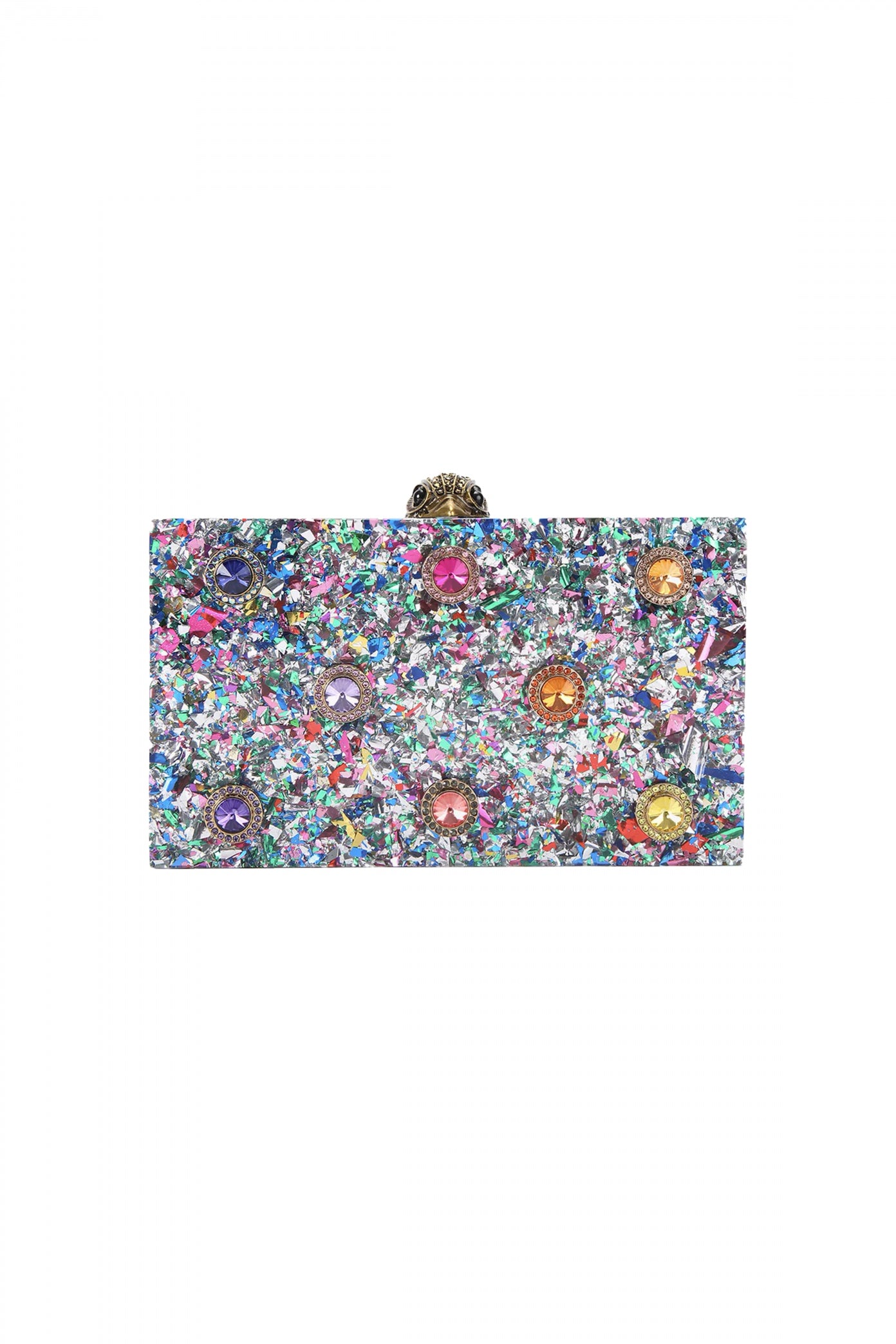 KURT GEIGER LONDON GEMS BOX CLUTCH en color MULTICOLOR (1)