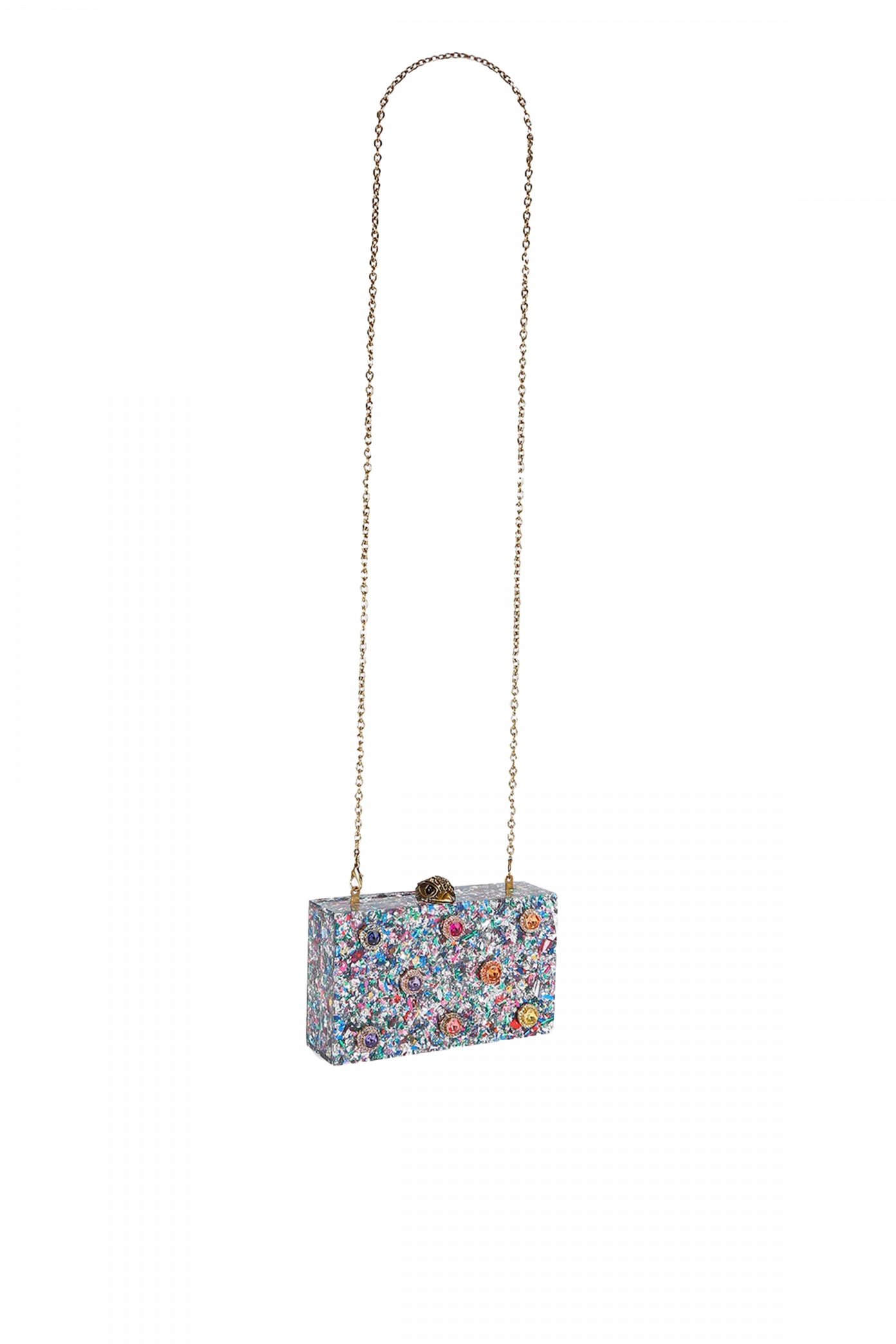 KURT GEIGER LONDON GEMS BOX CLUTCH en color MULTICOLOR (4)