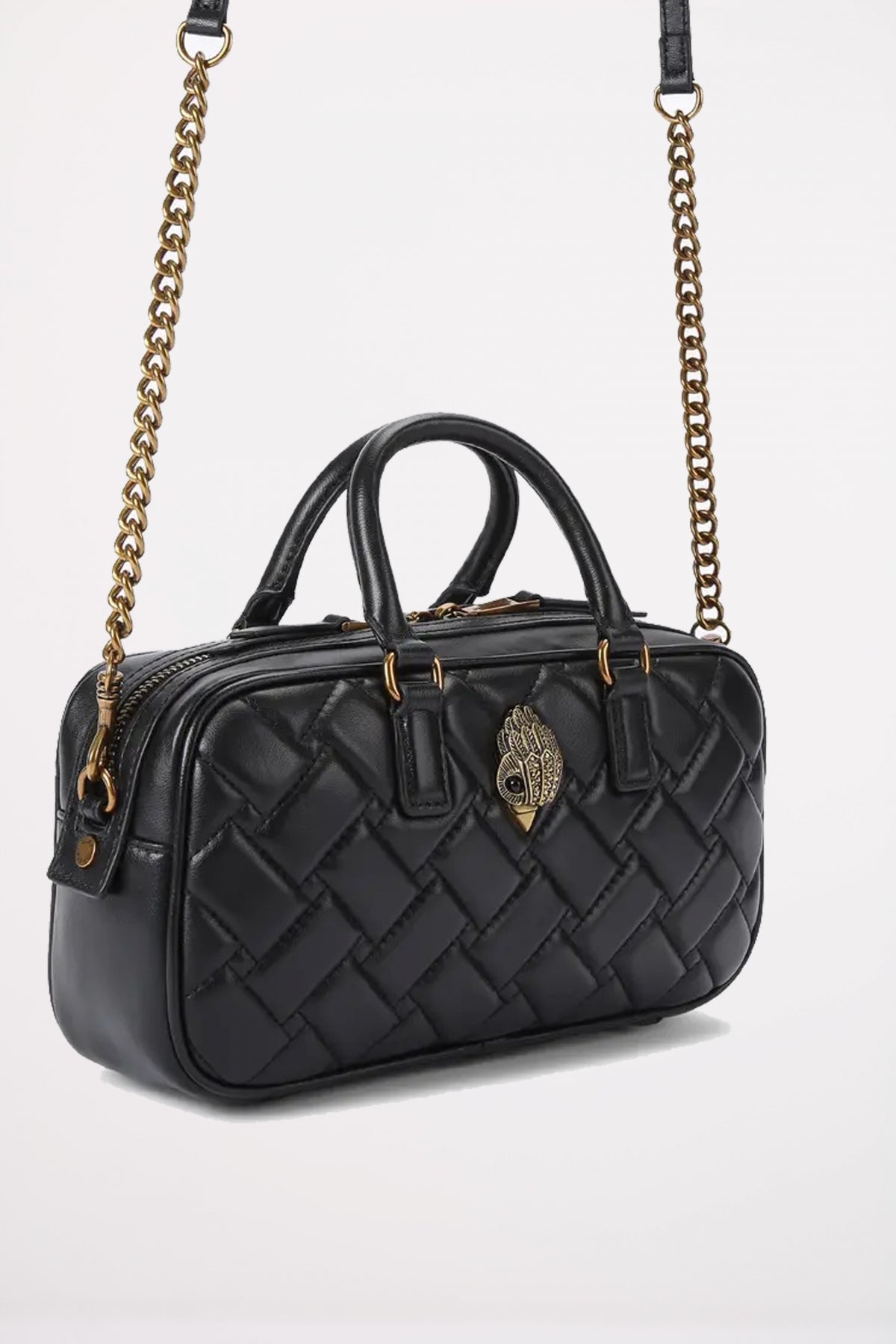 KURT GEIGER LONDON SM KENSINGTON DUFFLE BAG en color NEGRO (2)