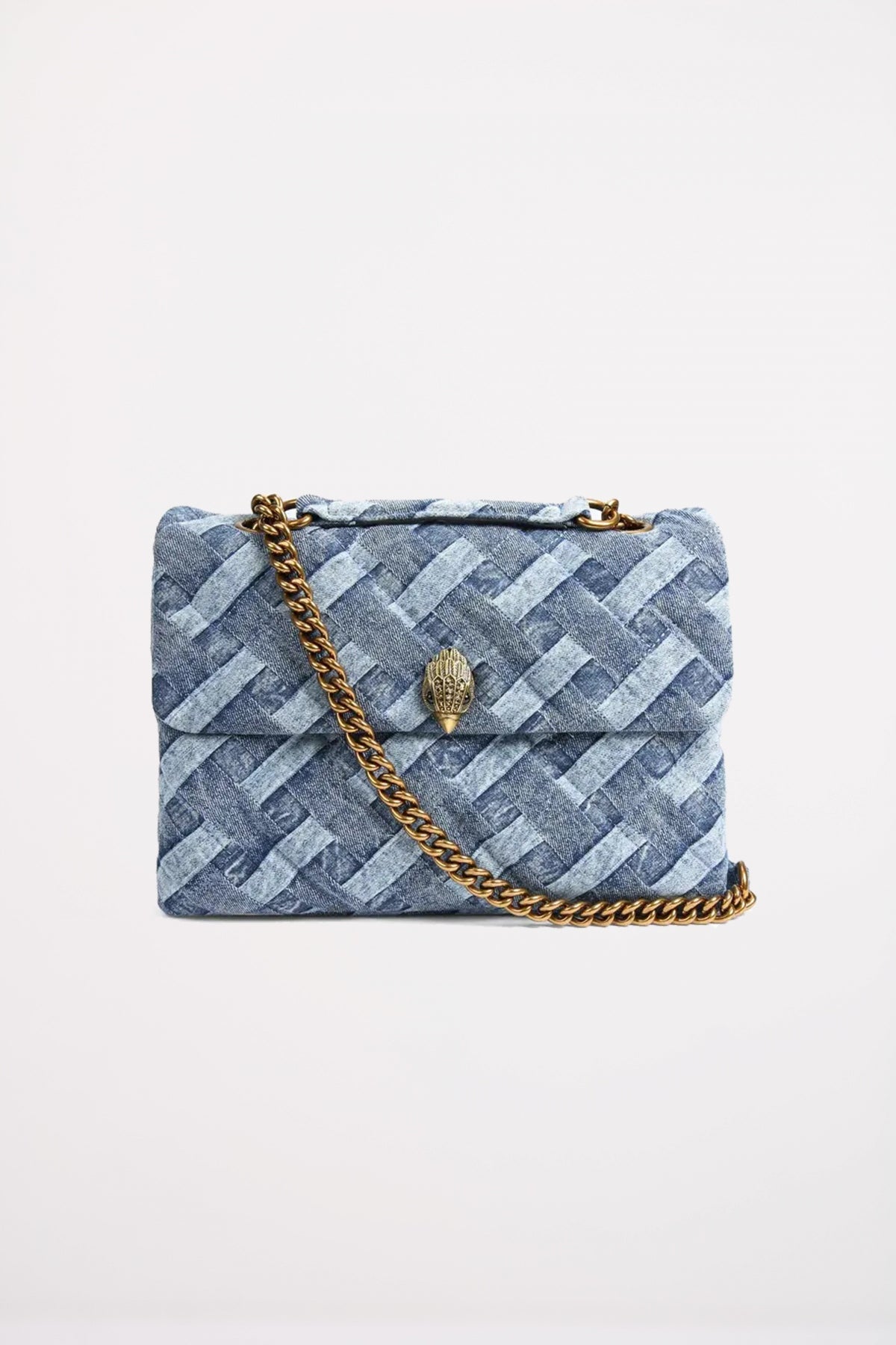 KURT GEIGER LONDON KENSINGTON SOFT CCL BAG en color AZUL (1)