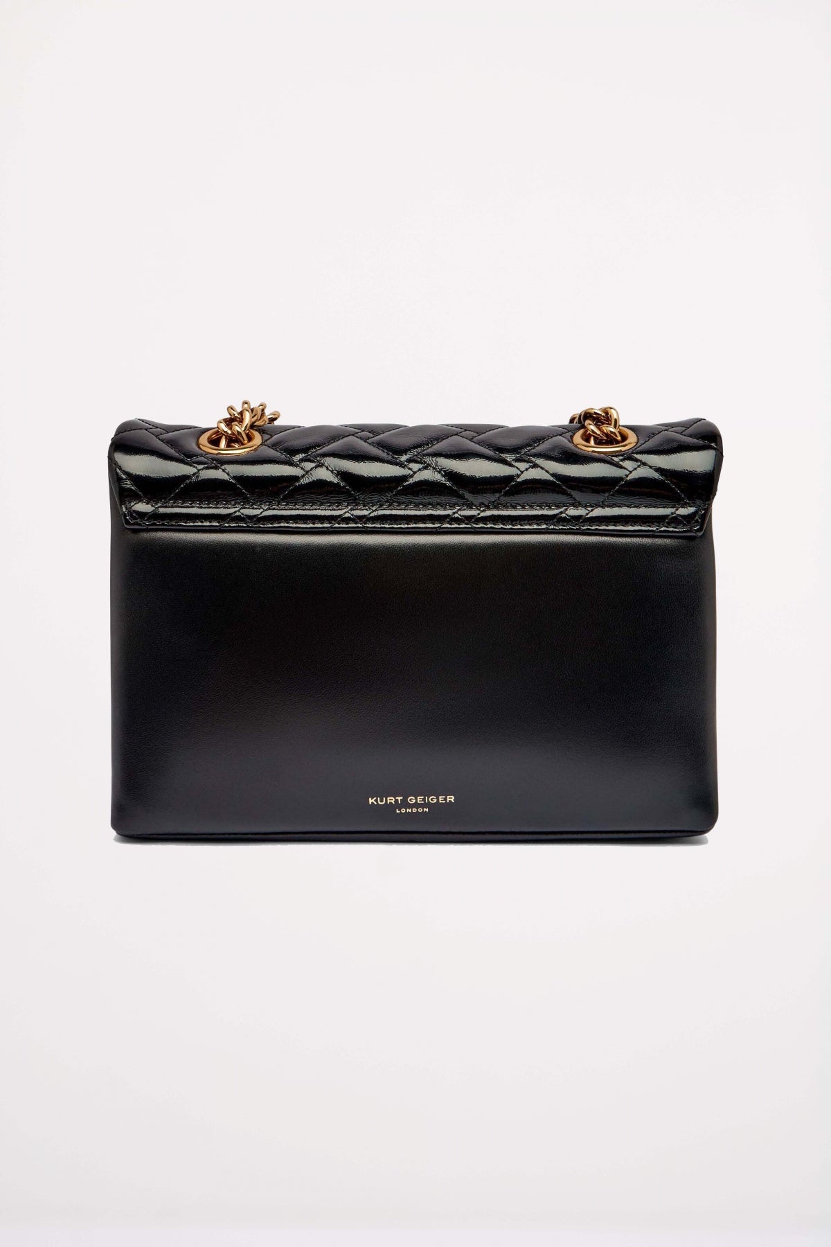 KURT GEIGER LONDON KENSINGTON FRINGE BAG en color NEGRO (3)