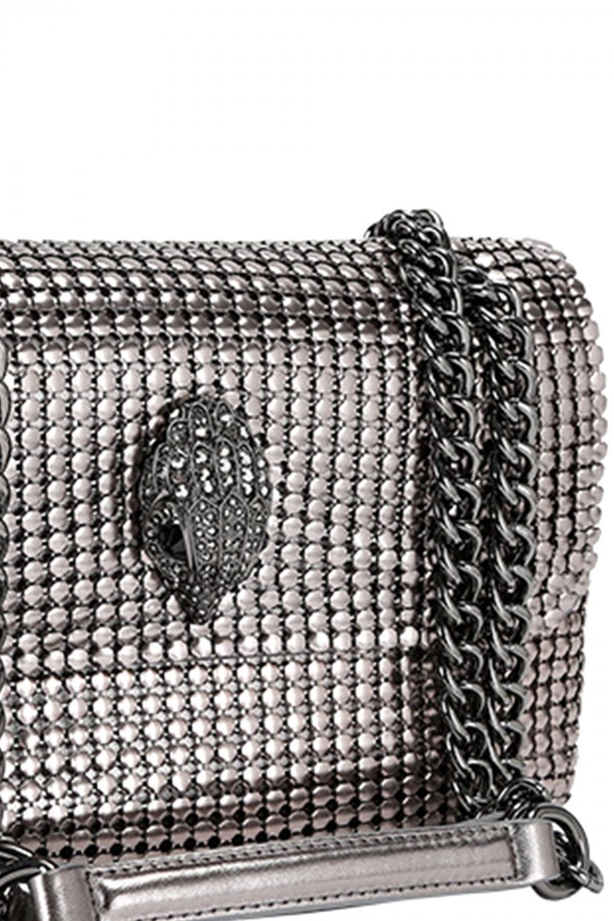 KURT GEIGER LONDON KENSINGTON CHAINMAIL en color PLATA (3)