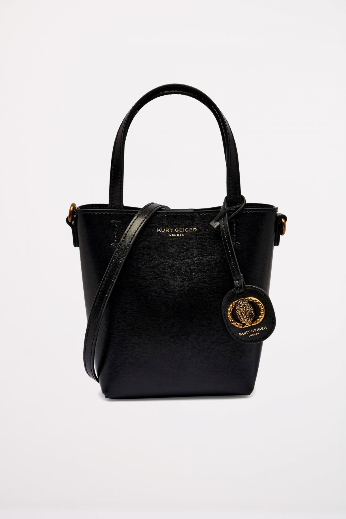 KURT GEIGER LONDON CHELSEA SM SHOPPER BAG en color NEGRO (1)
