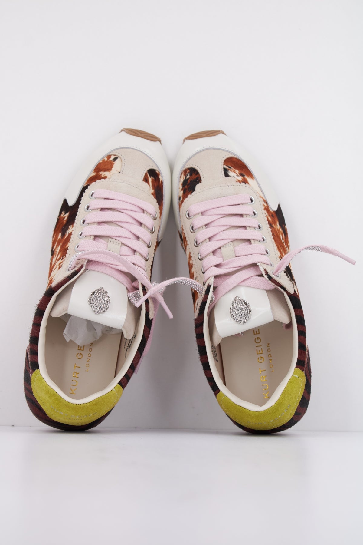 KURT GEIGER LONDON ISLINGTON SNEAKER en color ANIMAL PRINT (3)