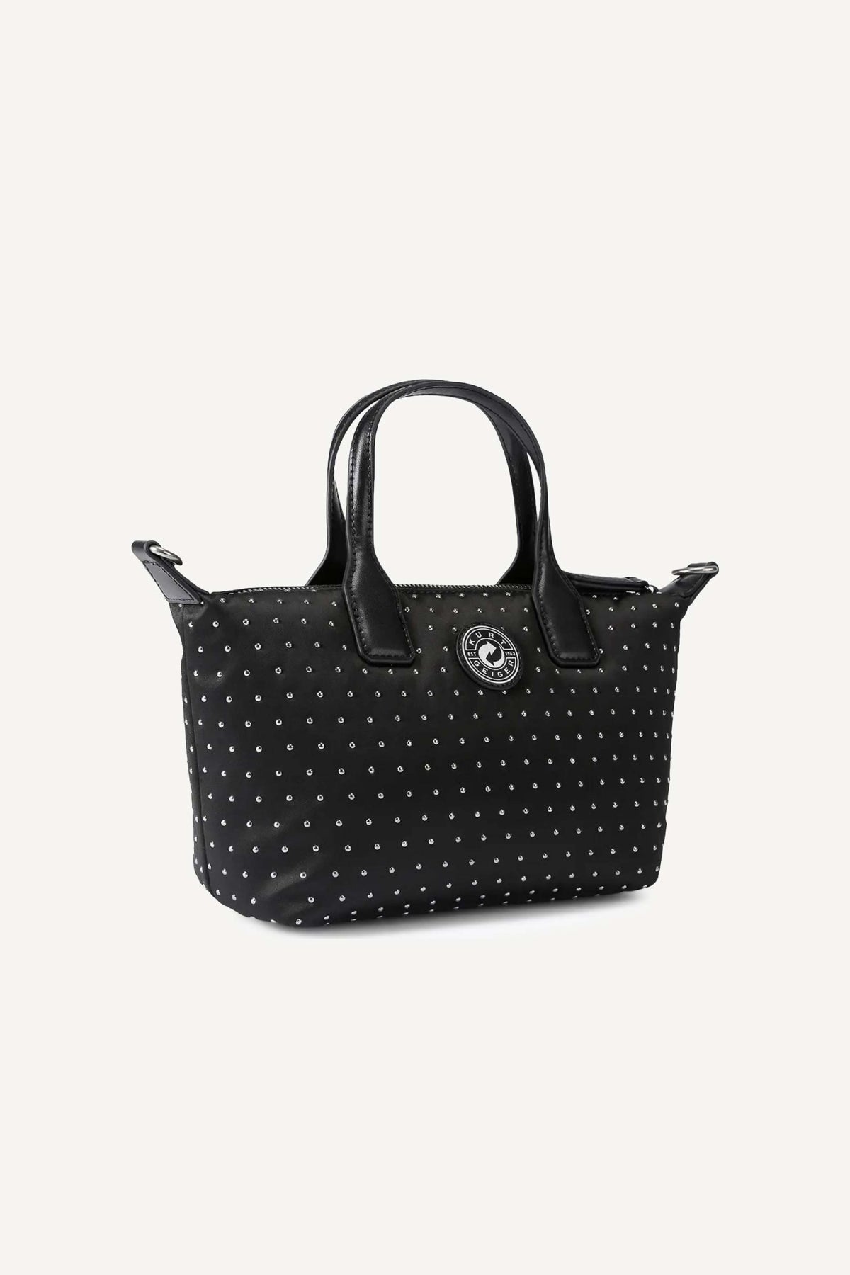 KURT GEIGER LONDON RECYCLED SM SHOPPER STU en color NEGRO (2)