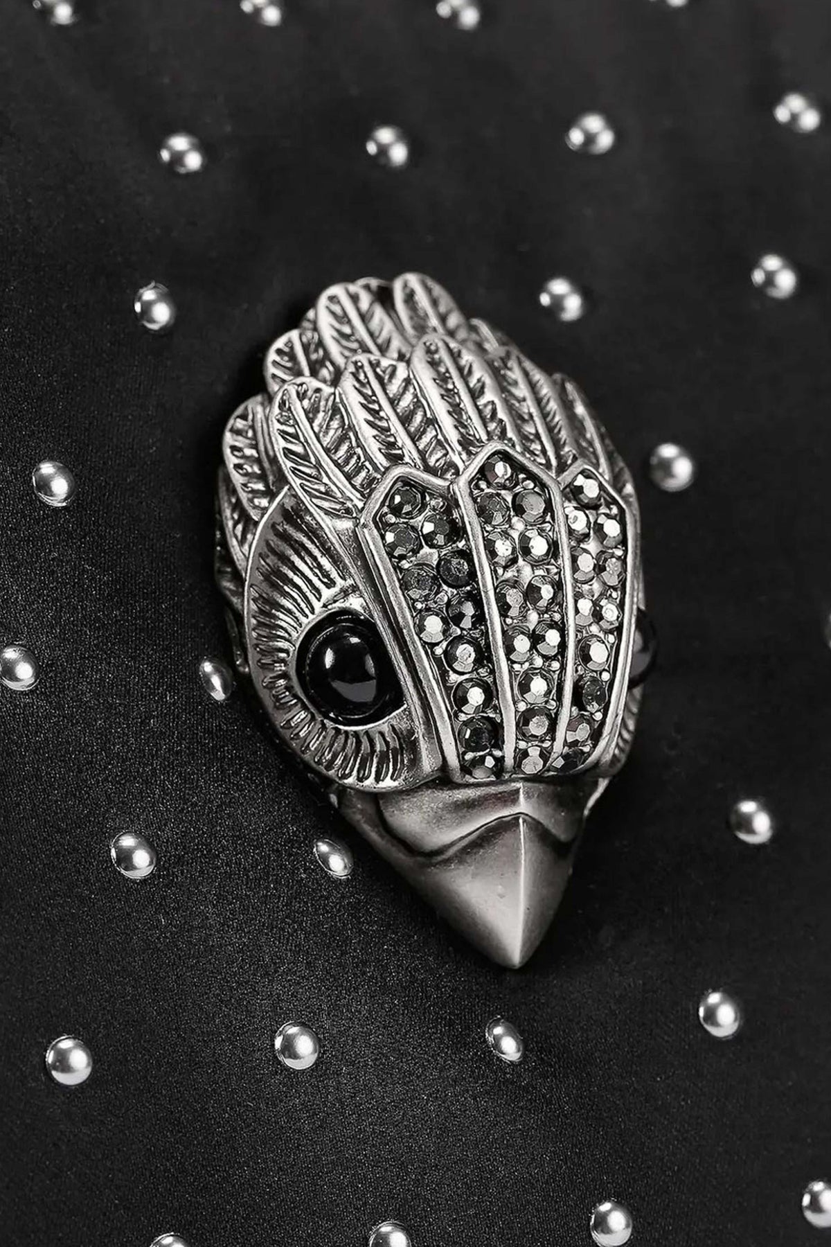 KURT GEIGER LONDON RECYCLED SM SHOPPER STU en color NEGRO (4)