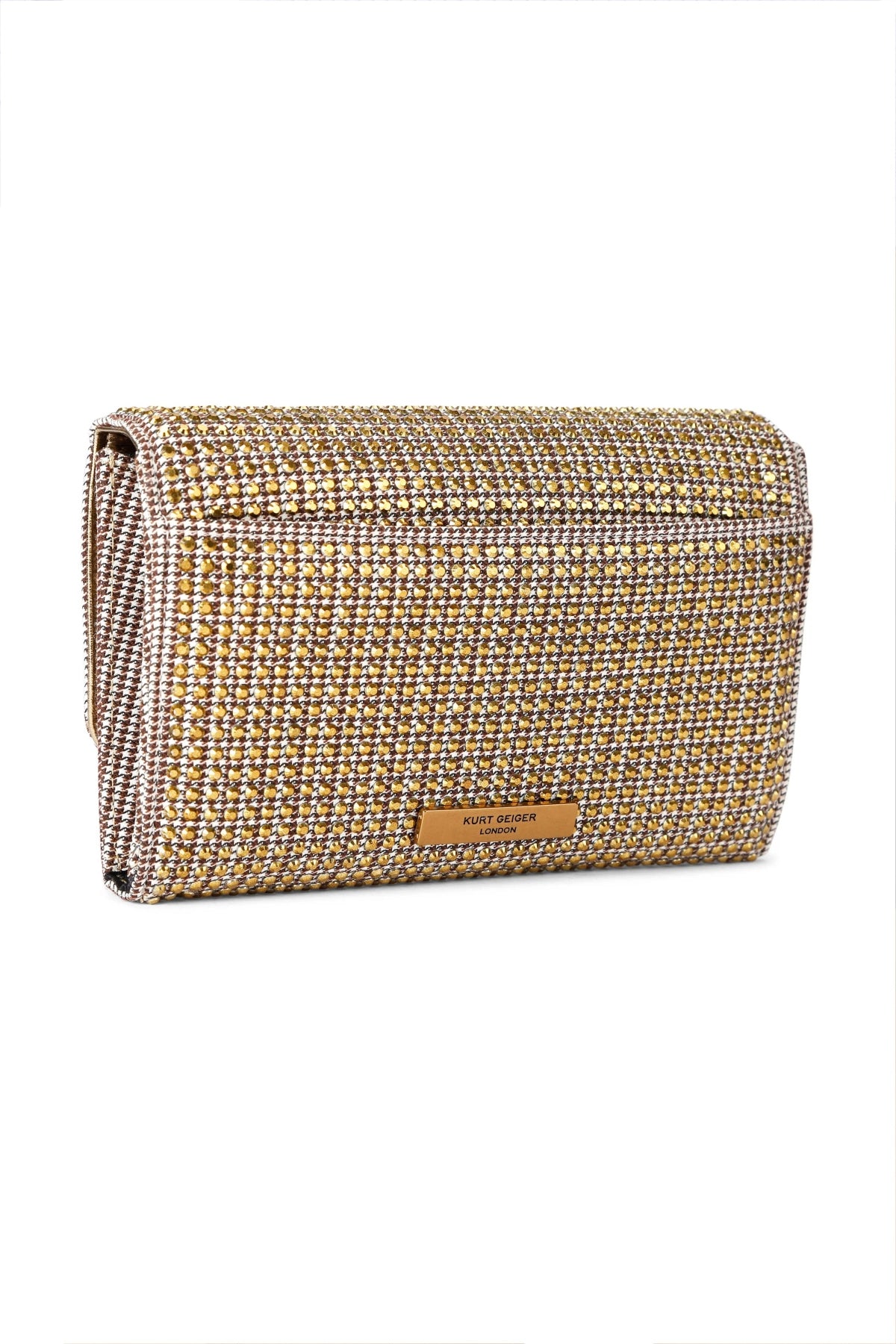 KURT GEIGER LONDON KENSINGTON CHAIN WALLET en color BEIS (2)