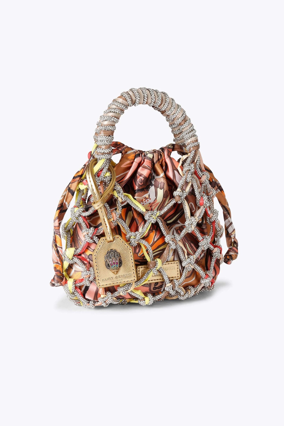 KURT GEIGER LONDON MACRAME CRYSTAL BAG en color MULTICOLOR (1)