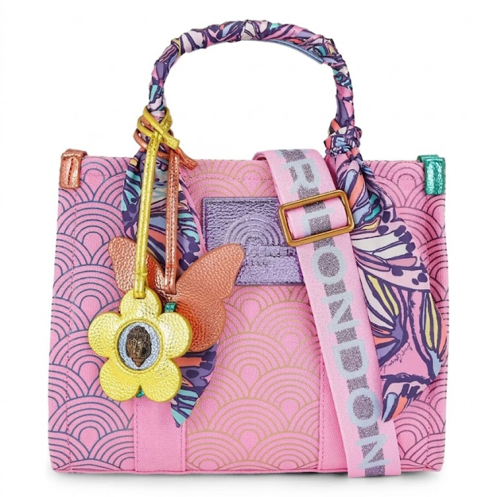 KURT GEIGER LONDON SMALL SOUTHBANK TOTE en color ROSA (4)