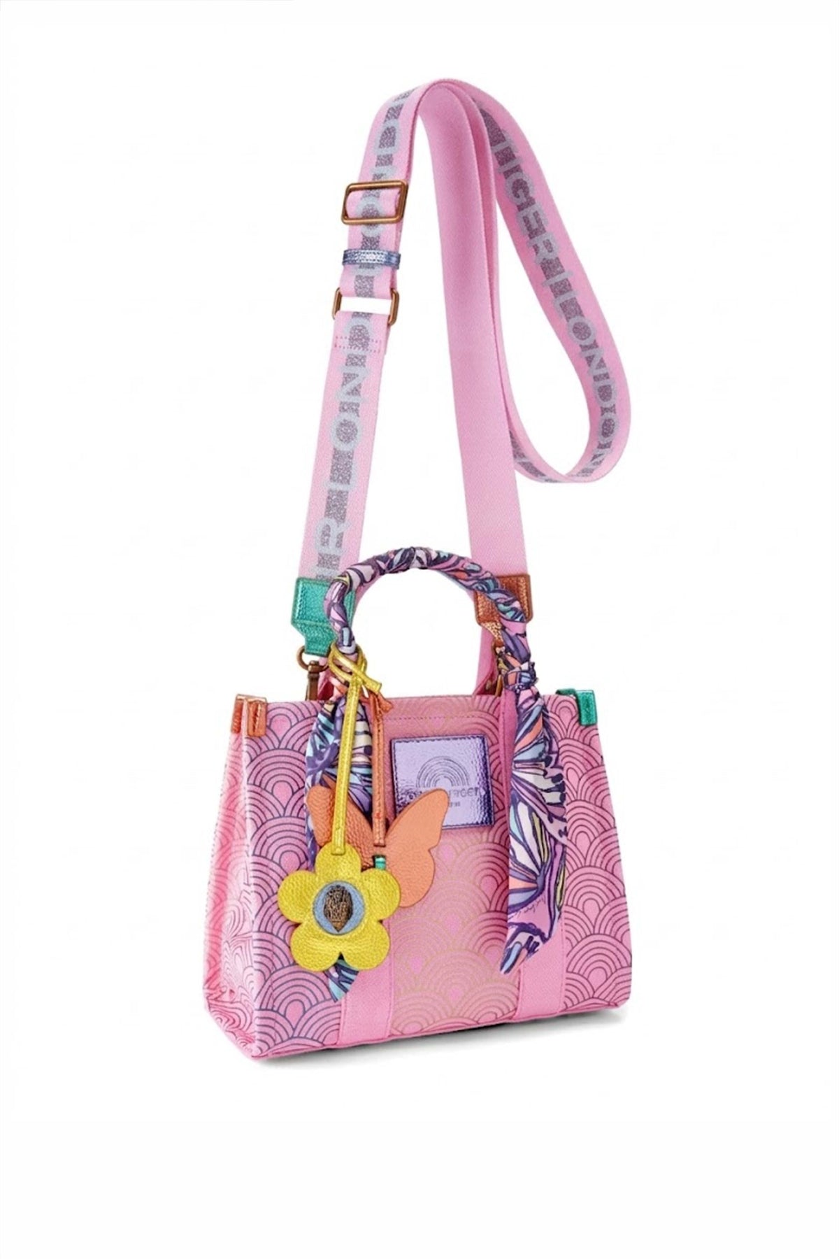 KURT GEIGER LONDON SMALL SOUTHBANK TOTE en color ROSA (3)