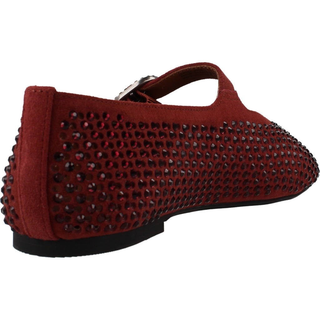 KURT GEIGER LONDON K MAYFAIR BALLET FLAT en color BURDEOS (3)