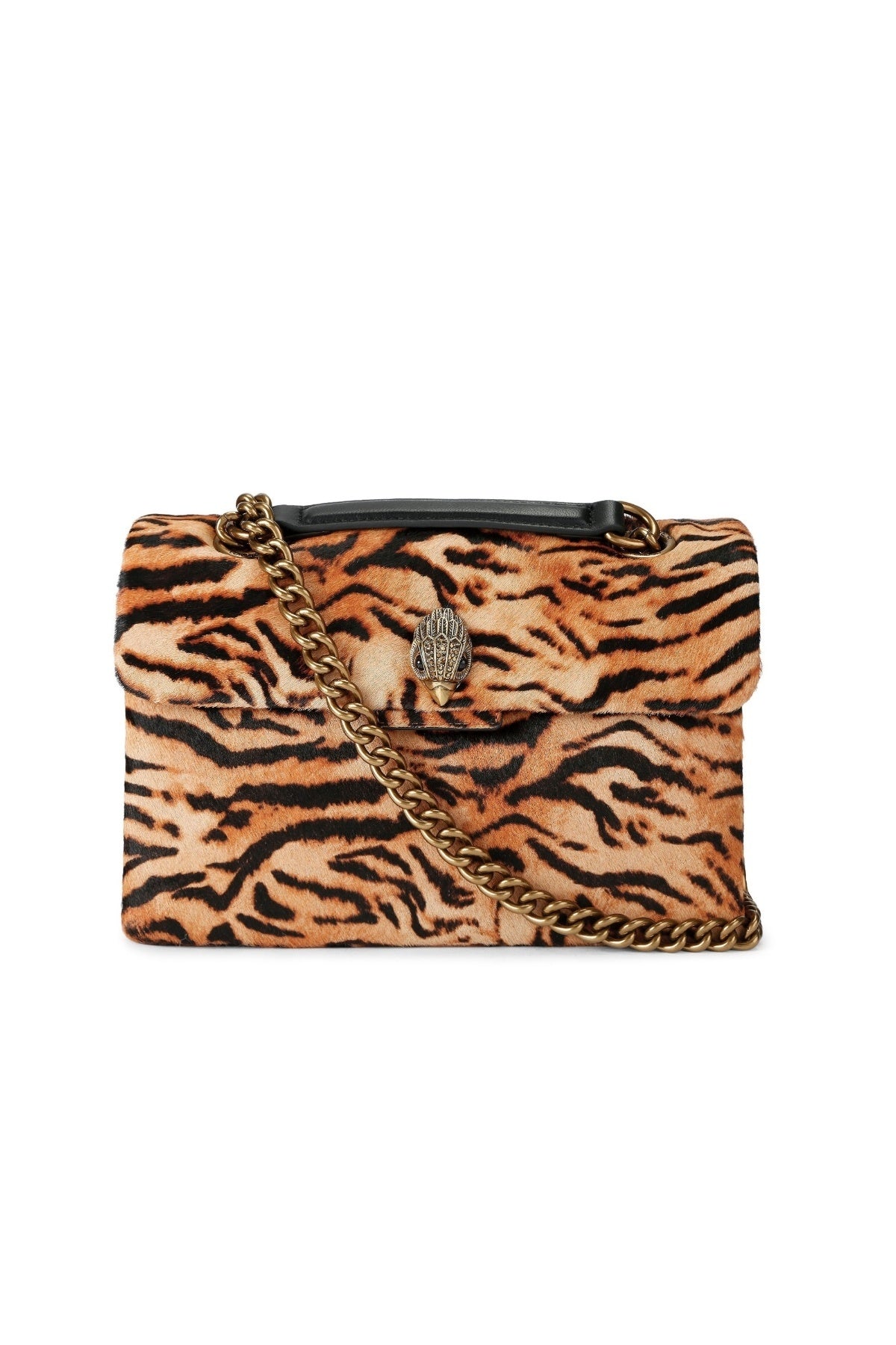 KURT GEIGER LONDON K LEATHER KENSINGTON BAG en color ANIMAL PRINT (1)