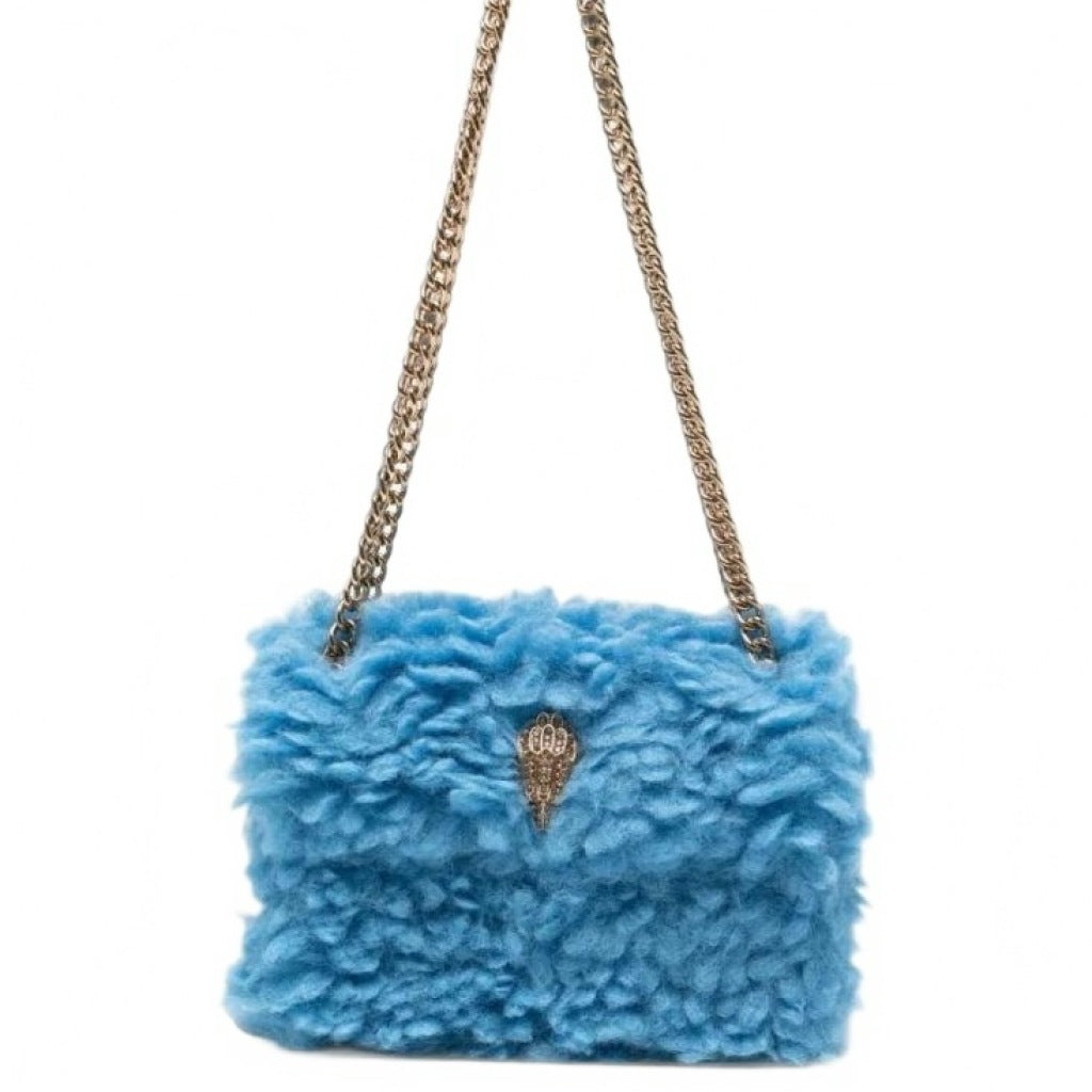 KURT GEIGER LONDON KENSINGTON F FUR en color AZUL (4)