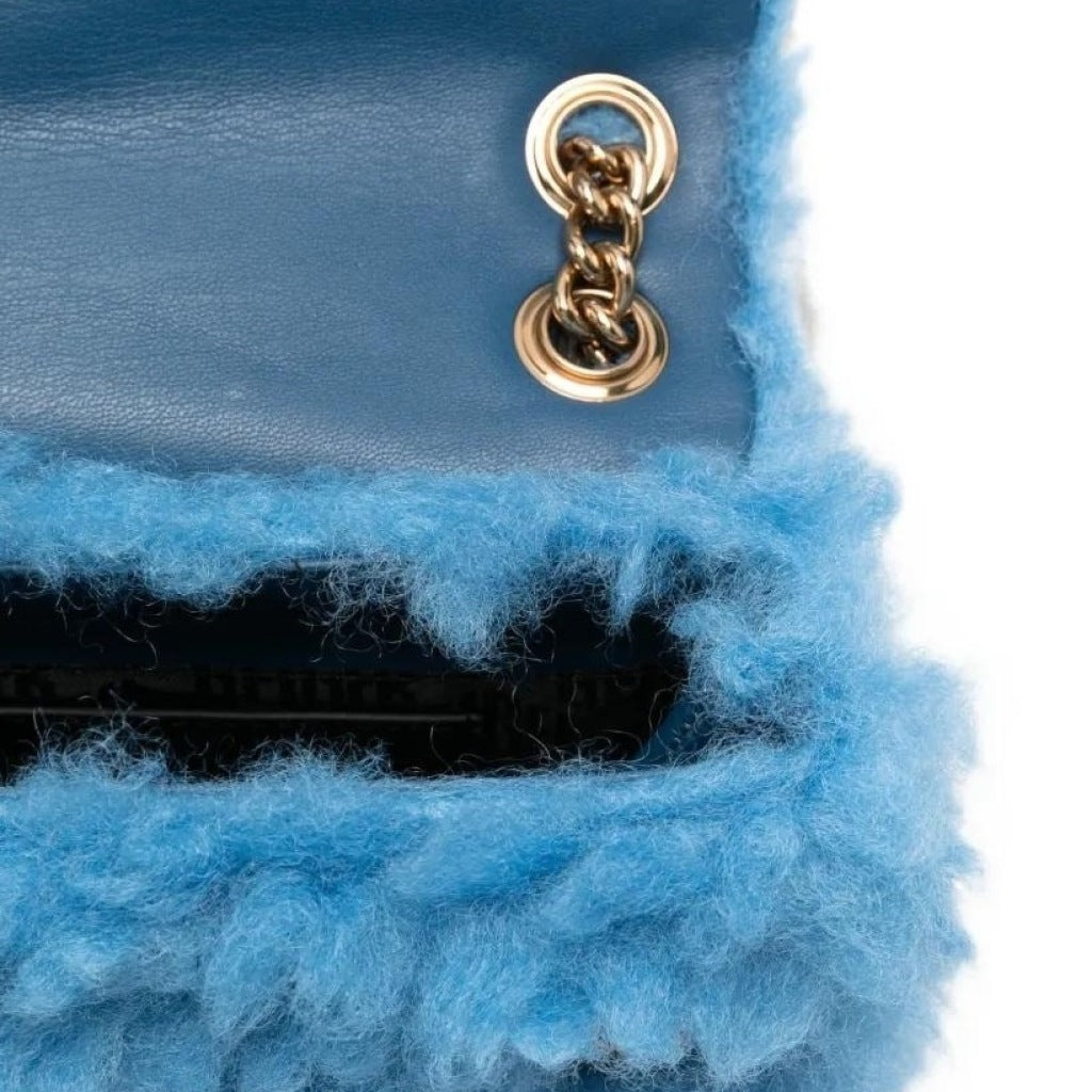 KURT GEIGER LONDON KENSINGTON F FUR en color AZUL (6)