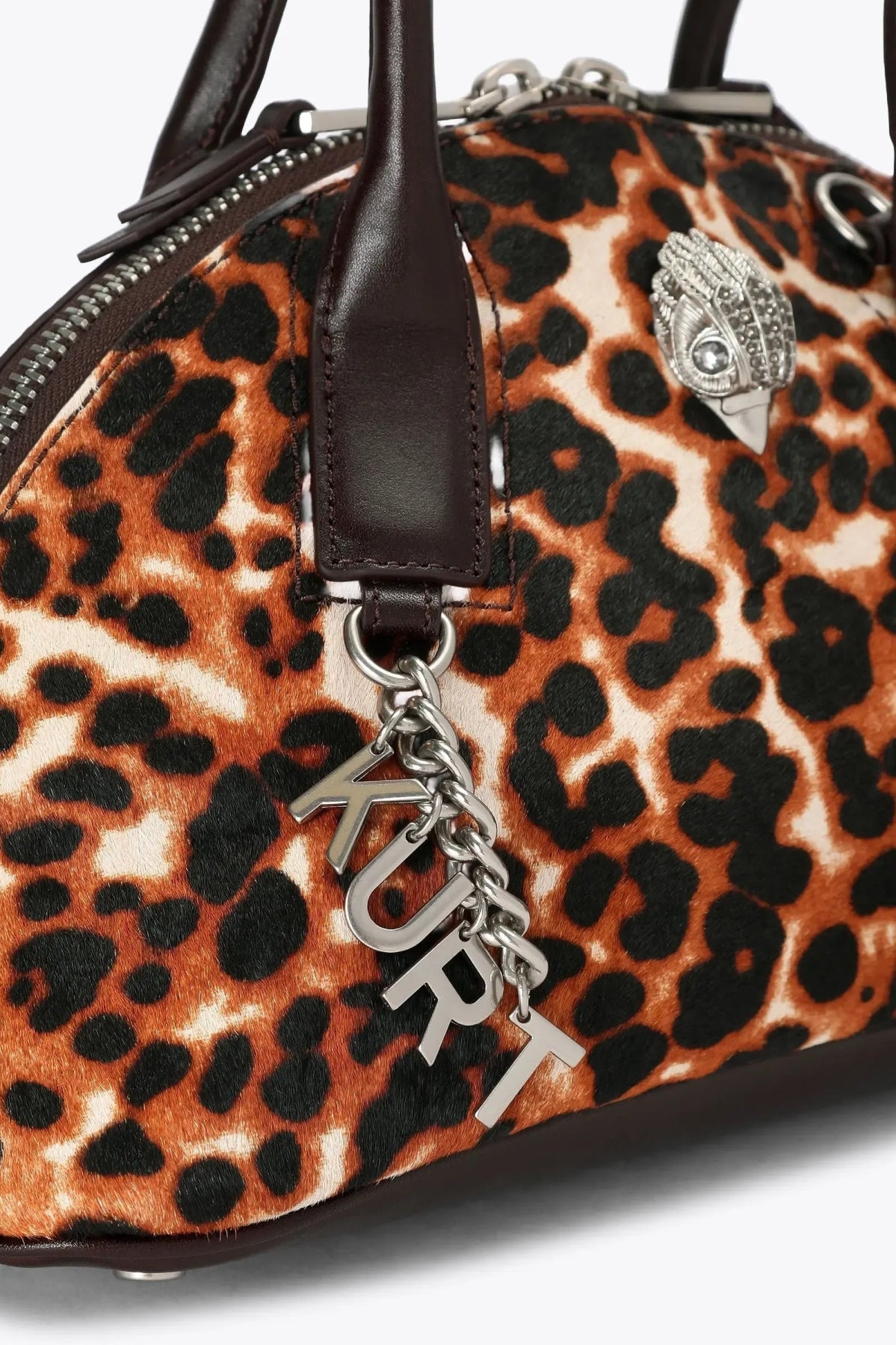 KURT GEIGER LONDON SLOANE BOWLING BAG en color ANIMAL PRINT (5)