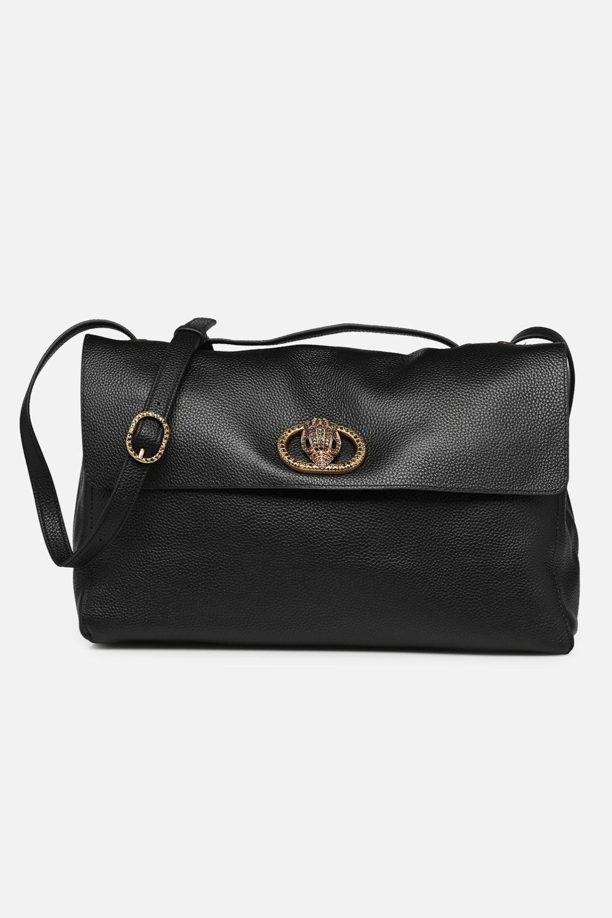 KURT GEIGER LONDON CHELSEA LG SLOUCH FLAP en color NEGRO (1)
