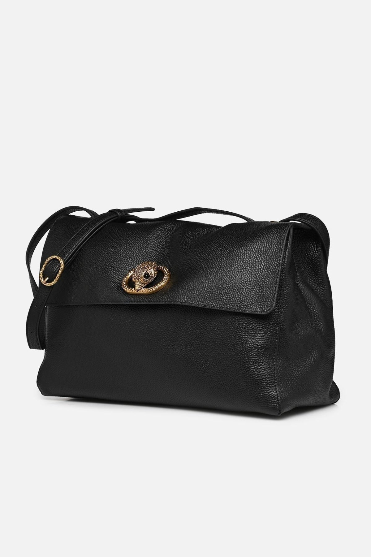 KURT GEIGER LONDON CHELSEA LG SLOUCH FLAP en color NEGRO (4)