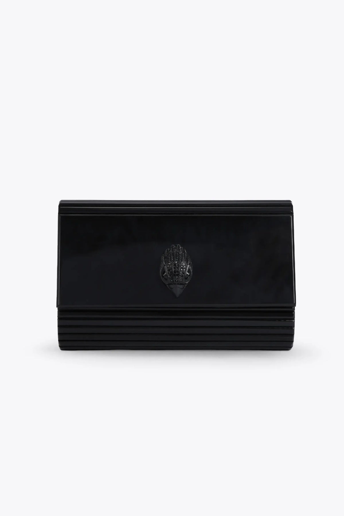KURT GEIGER LONDON PARTY EAGLE CLUTCH DREN en color NEGRO (4)