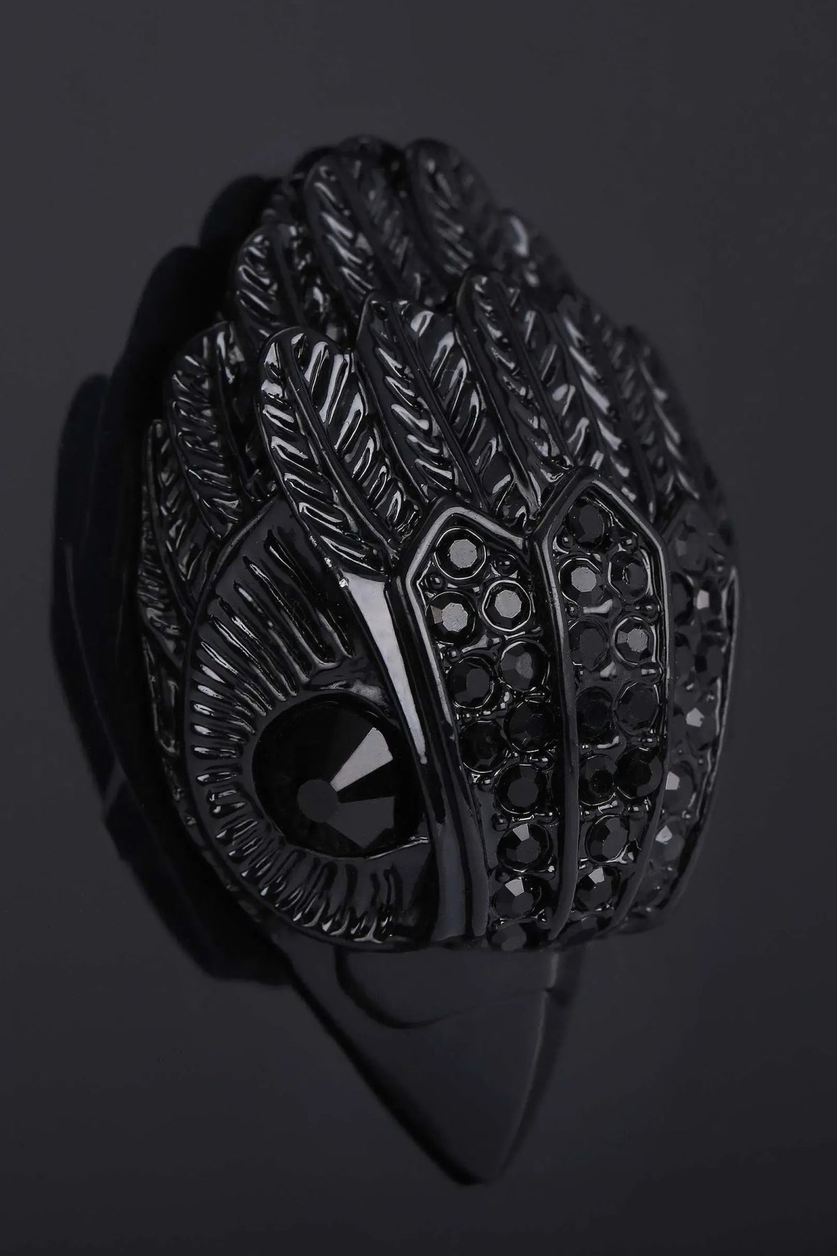 KURT GEIGER LONDON PARTY EAGLE CLUTCH DREN en color NEGRO (5)