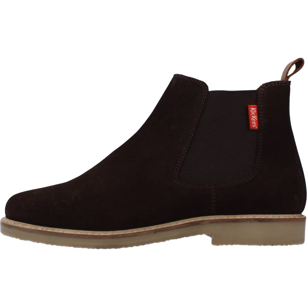 KICKERS COW SUEDE en color MARRON (2)