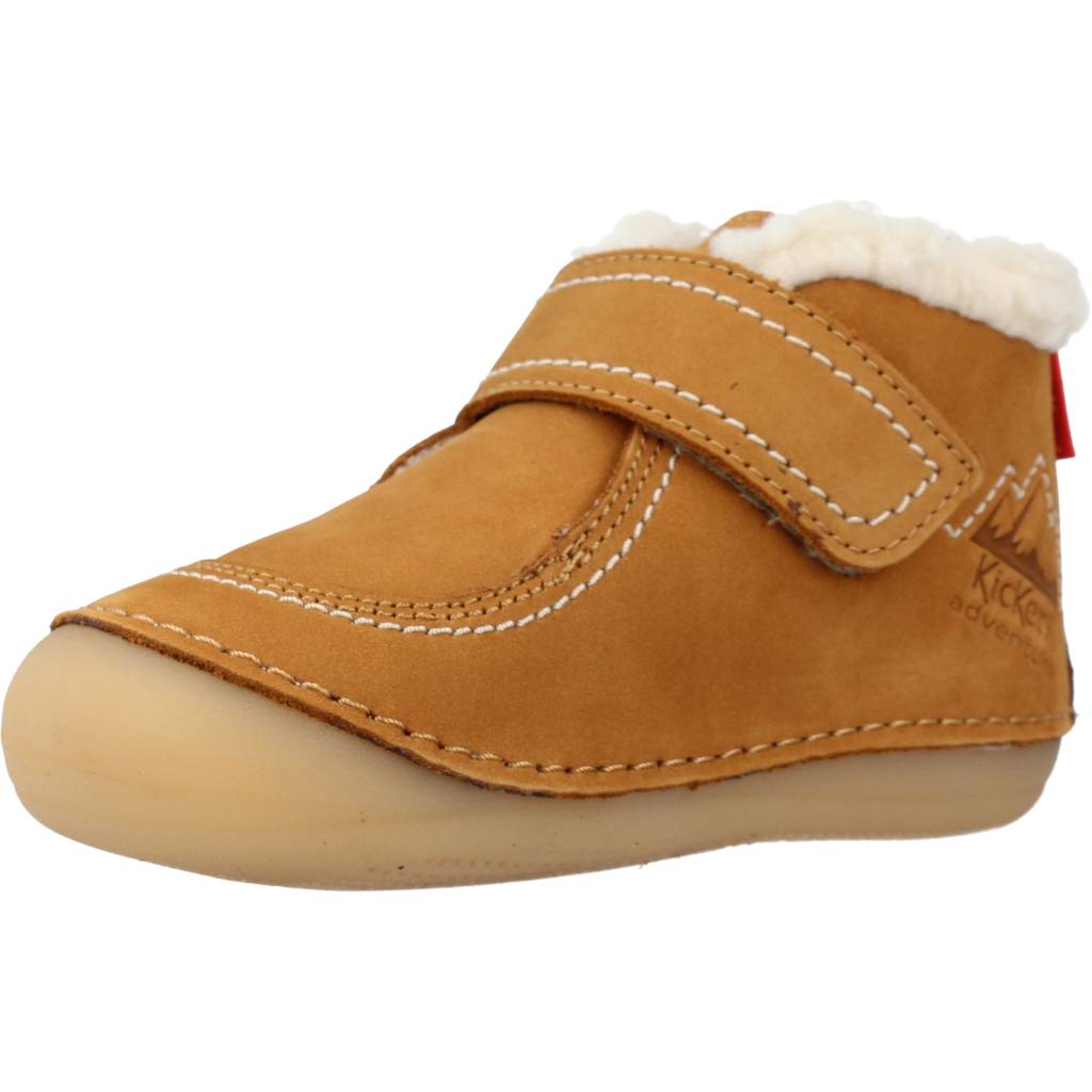 KICKERS GOLF NUBUCK BICOLOR en color MARRON (1)