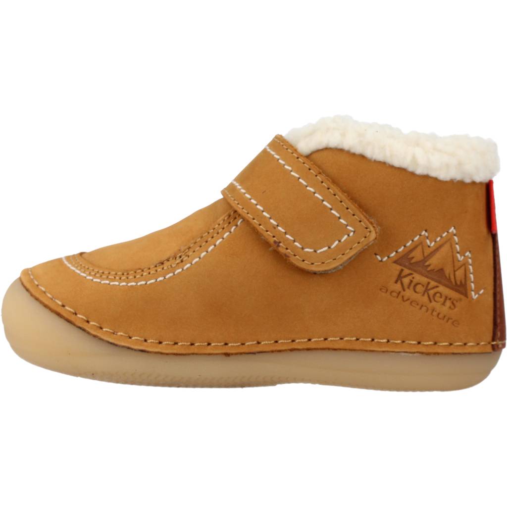 KICKERS GOLF NUBUCK BICOLOR en color MARRON (2)