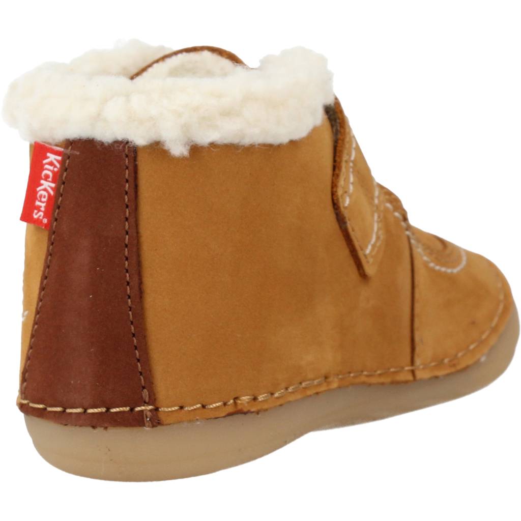 KICKERS GOLF NUBUCK BICOLOR en color MARRON (3)